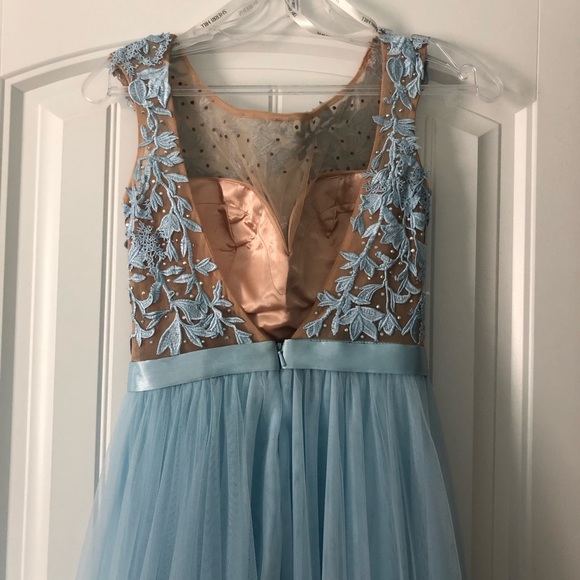 Sherri Hill Prom Dress Light blue - Picture 5 of 6